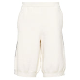 College bouclé-knit bermuda shorts